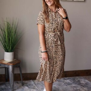 Leopard Midi Dress • S-XL