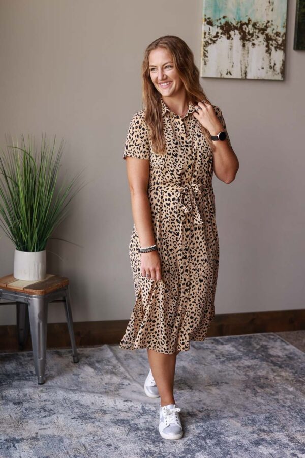 Leopard Midi Dress • S-XL