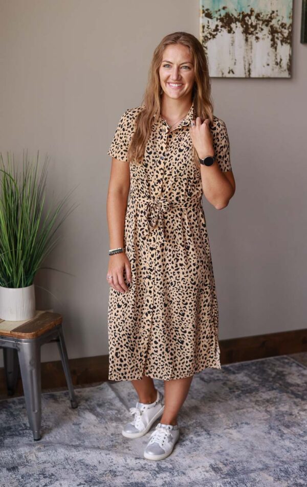 Leopard Midi Dress • S-XL