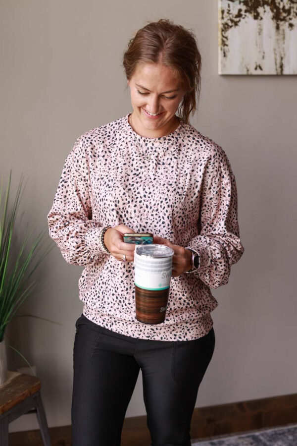 Leopard Crewneck Sweatshirt