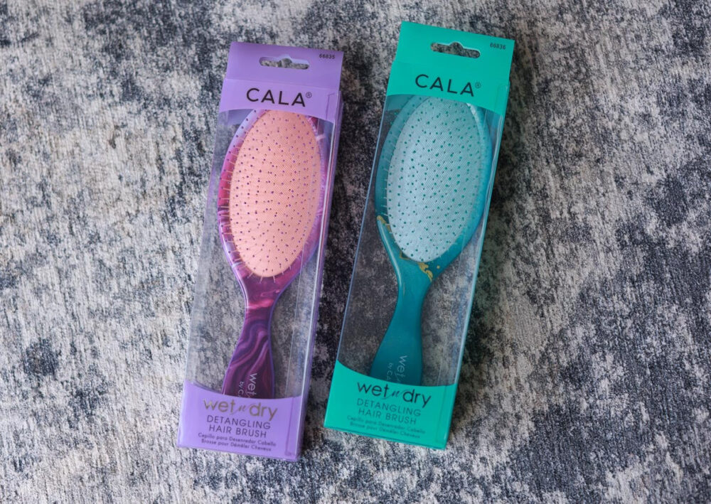 Purple Marble Detaingling Hair Brush – Shop Iowa