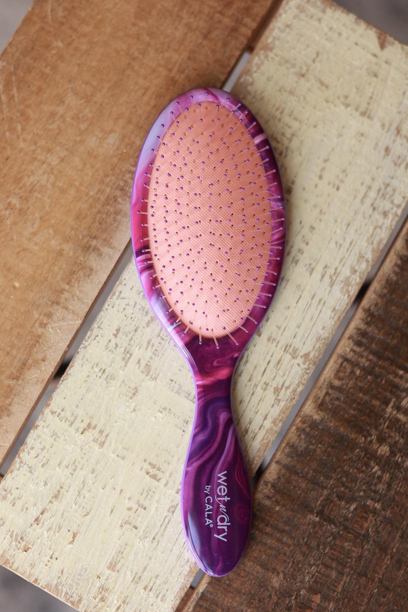 Purple Marble Detaingling Hair Brush – Shop Iowa