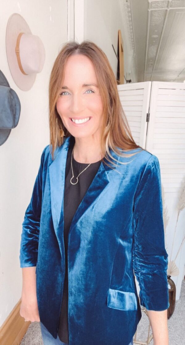 Amy’s Velvet Blazer