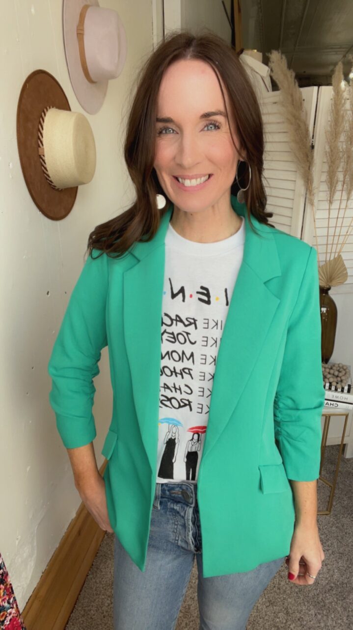 Kelly green clearance blazer