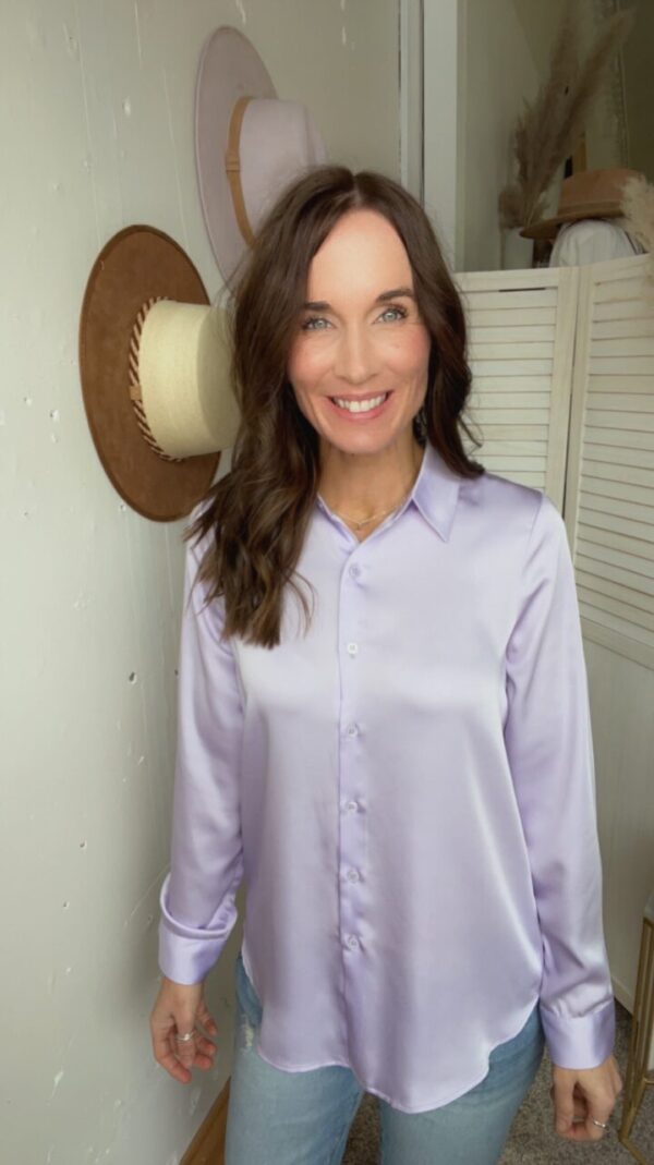 Lucy’s Lavender Button Down