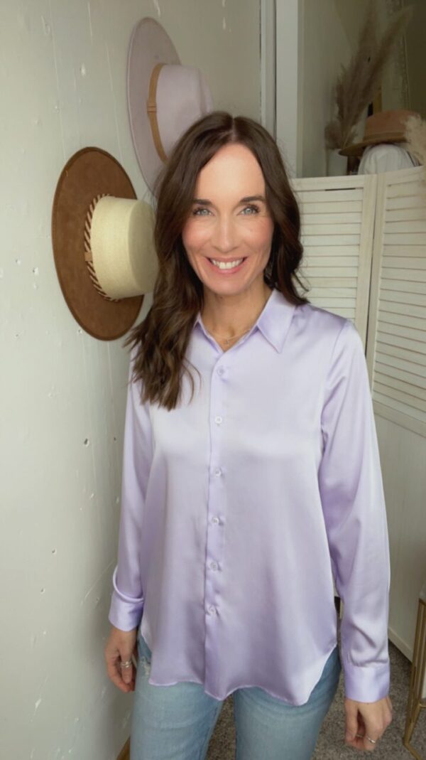 Lucy’s Lavender Button Down