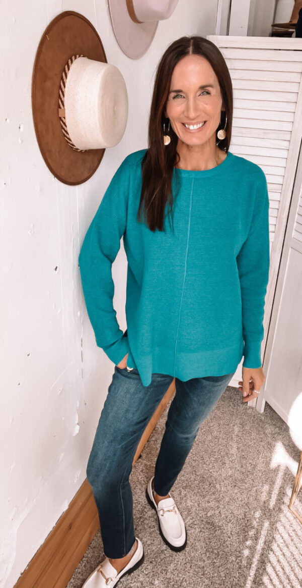 Kelly’s Waffle Pullover
