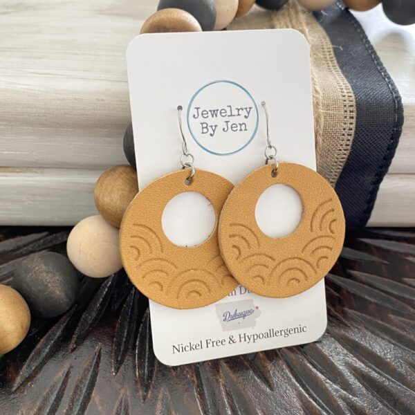 Embossed Rainbow Circle: Mustard