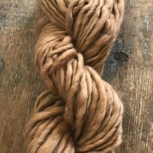 Black walnut  hull naturally dyed handspun yarn, 50 yards