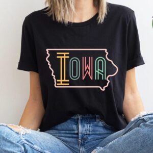 Colorful Iowa Tee