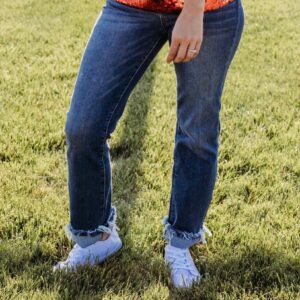 God Made Fridays Mid Rise Cuffed Denim