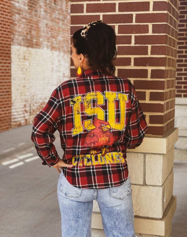 ISU Meyer Mascot Varsity Plaid Shirt-ALL SIZES