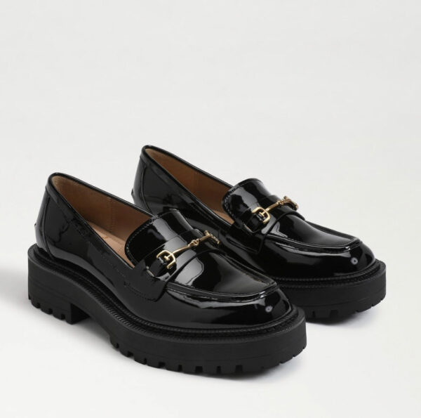 Sam Edelman Laurs Black Patent Loafers