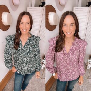 Riley’s Floral Blouse