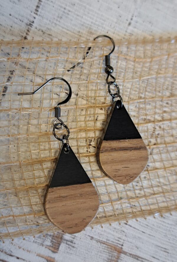 Wood & Resin Earrings – Pick your shape!