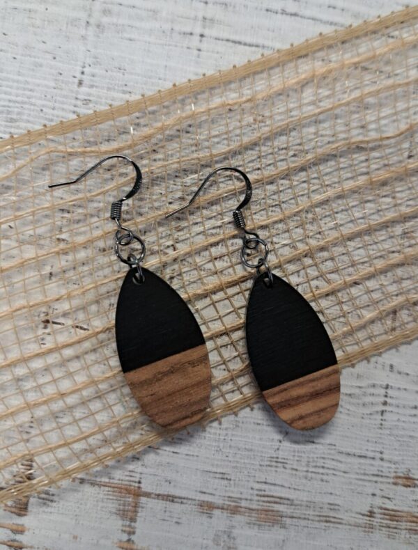 Wood & Resin Earrings – Pick your shape!