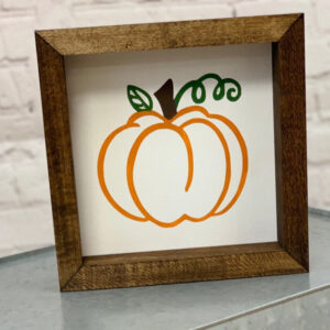 Pumpkin Farmhouse Mini Sign | Fall Decor | Pumpkin Decor | Farmhouse Signs