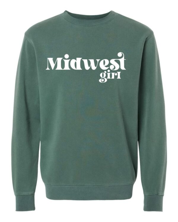 Midwest Girl Pigment Dyed Crew Neck