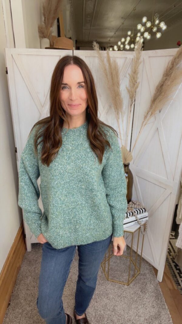 Kenzie’s Mixed Yarn Sweater