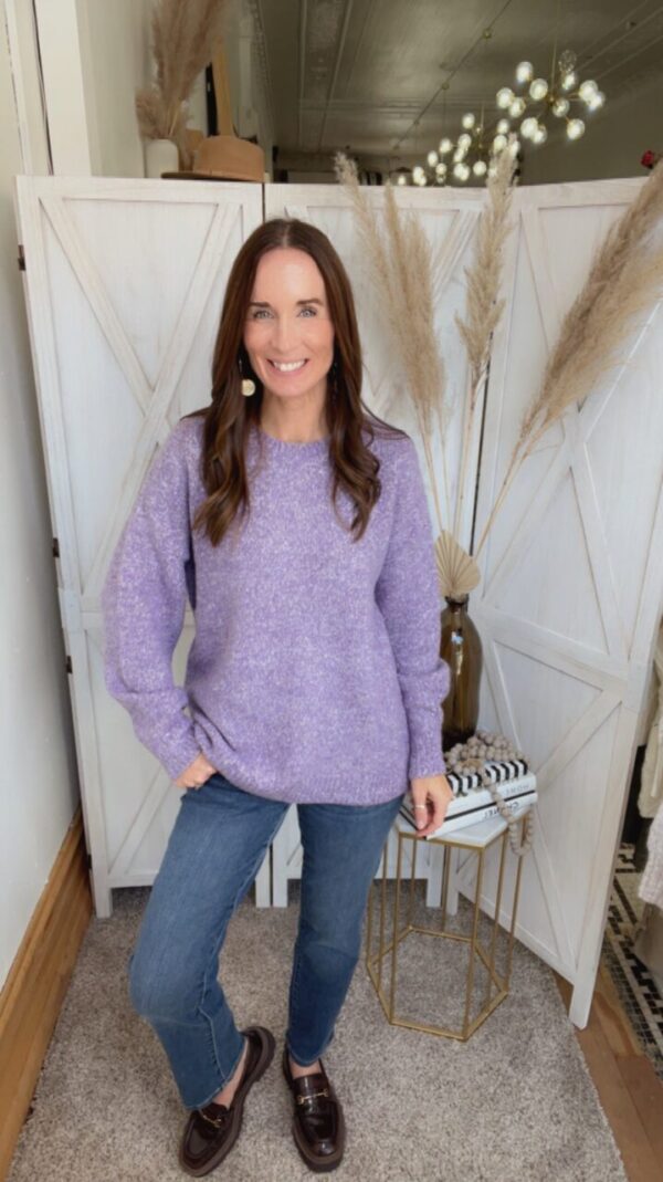 Kenzie’s Mixed Yarn Sweater