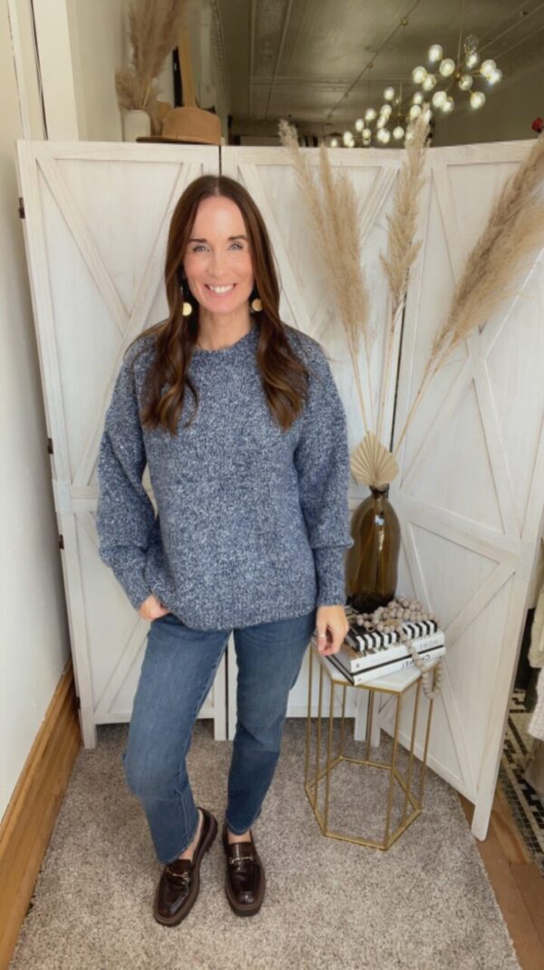 Kenzie’s Mixed Yarn Sweater