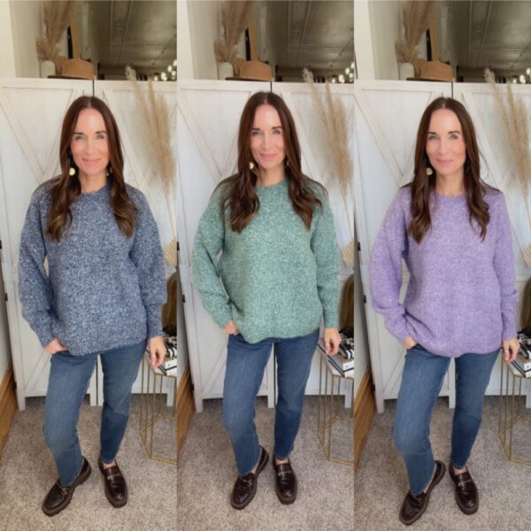 Kenzie’s Mixed Yarn Sweater