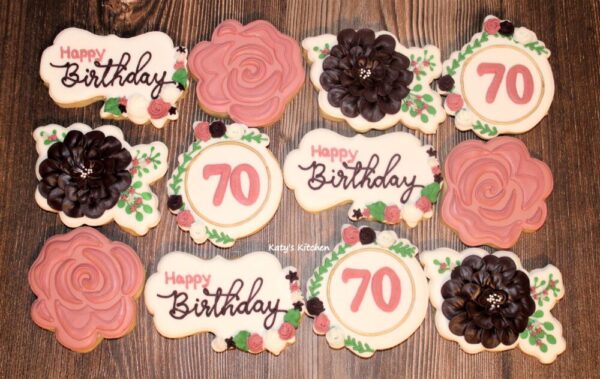 Custom Birthday Cookies- Girl Themes