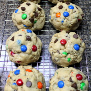 Gourmet Monster Cookies -Choose 4 Jumbo, 8 Regular, or 12 Mini