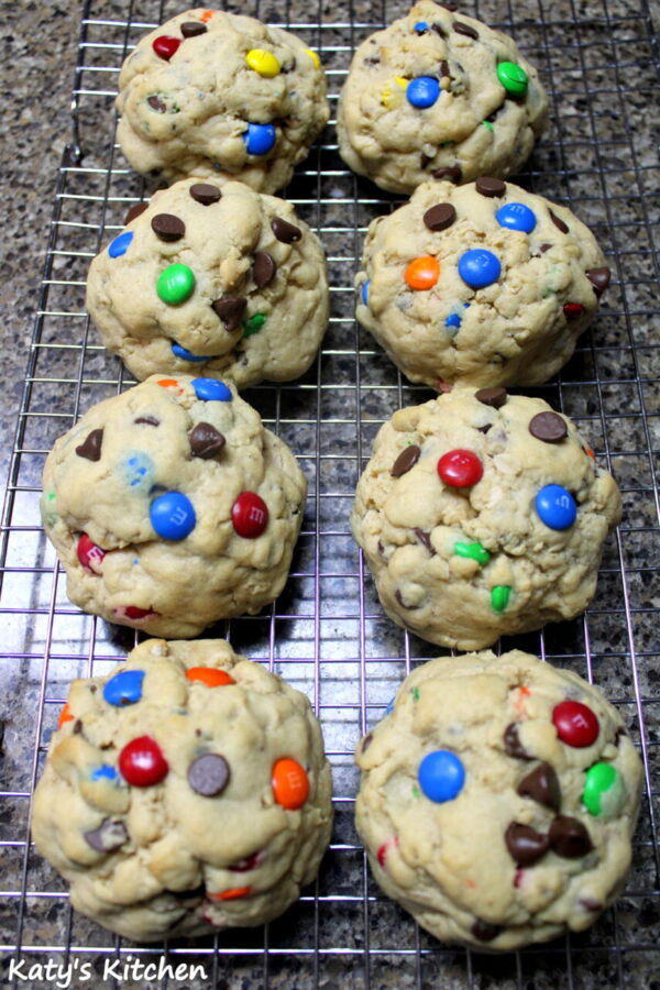 Gourmet Monster Cookies -Choose 4 Jumbo, 8 Regular, or 12 Mini