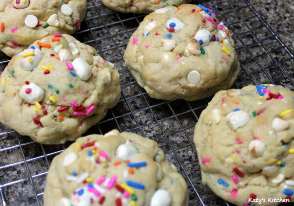 4 Jumbo Gourmet Birthday Cake Cookies -or- 8 Regular-Sized
