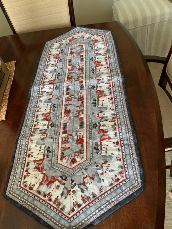 Winter Quilted Table Runner