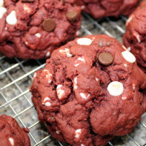 4 Jumbo Red Velvet Cookies -or- 8 Regular-Sized