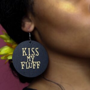 Live Sell Kiss My Fluff Earrings