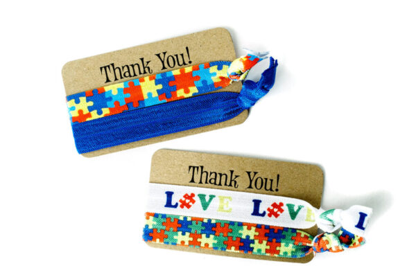 Autism Awareness Hair Tie & Bracelet