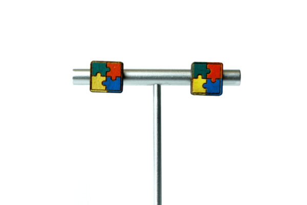 Autism Awareness Puzzle Piece Earrings
