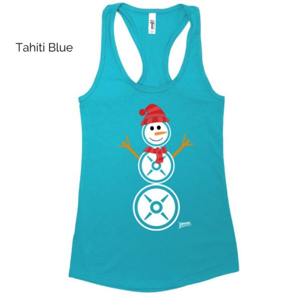 Snowman Racerback Tank