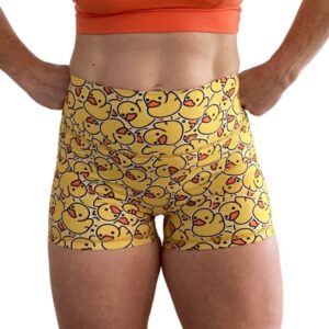 Happy Go Ducky 3″ Sporty Shorts