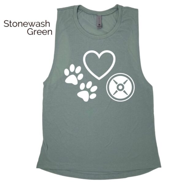 Love Dogs & Weights Muscle Tank