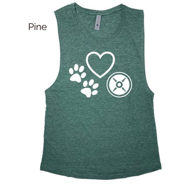 Love Dogs & Weights Muscle Tank