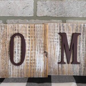 Reclaimed Wooden “HOME” Shelf Sitter