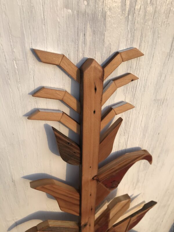 5’ tall Mosaic Corn Stalk
