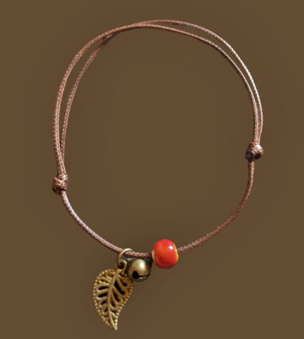 Boho Retro Style Leaf Earrings and Bracelet Set