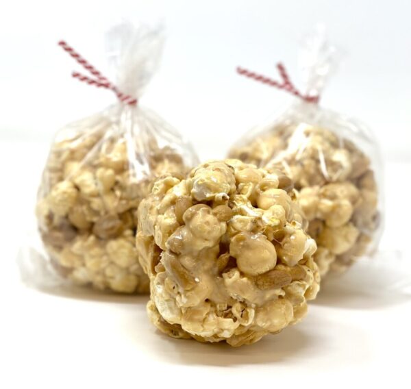Salted Nut Roll Popcorn Balls! 6 or 12 count