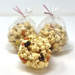 Popcorn Balls! Pick 2 flavors and get 12 total popcorn balls!!
