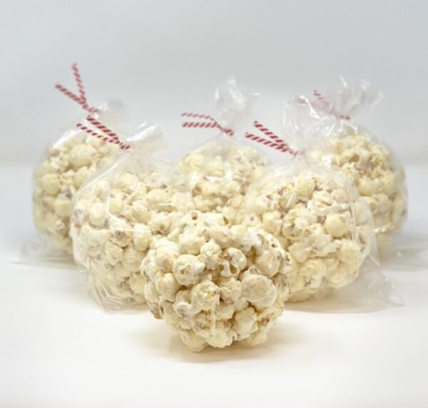 Gourmet Popcorn Balls – 6 ct – soft and gooey