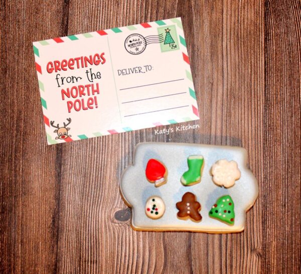 I’m Back! Elf Postcard and Tiny Cookie Set