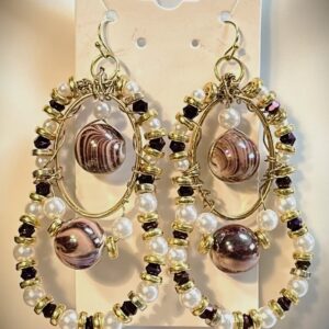 Stunning Drop Earrings (with optional necklace)