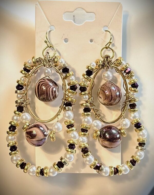 Stunning Drop Earrings (with optional necklace)