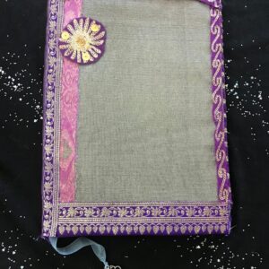 Glam purple boho art journal