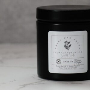 Smoky Sandalwood – Melissa’s Pure Soy Candles (in stock)